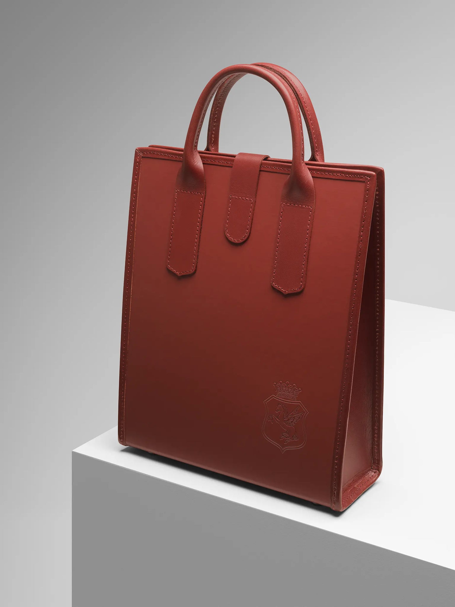 Alstermo Tote Bag Medium - Autumn Ivy Red